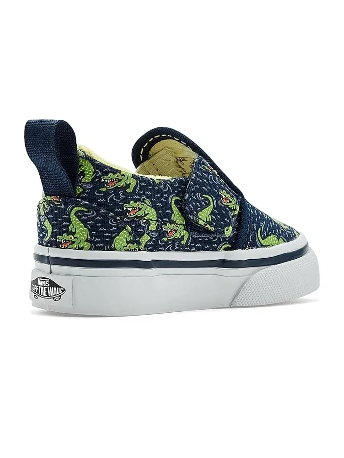 Кроссовки с липучками Slip-On V Vans Kids — 4
