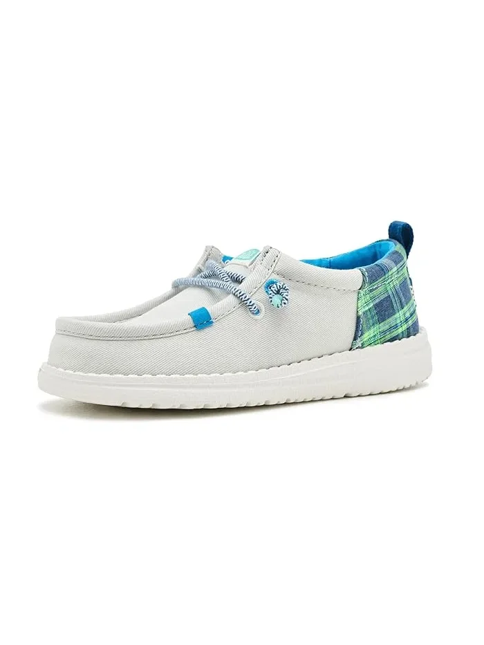 Кроссовки в клетку Wally Funk Prep Plaid Hey Dude Kids — 2