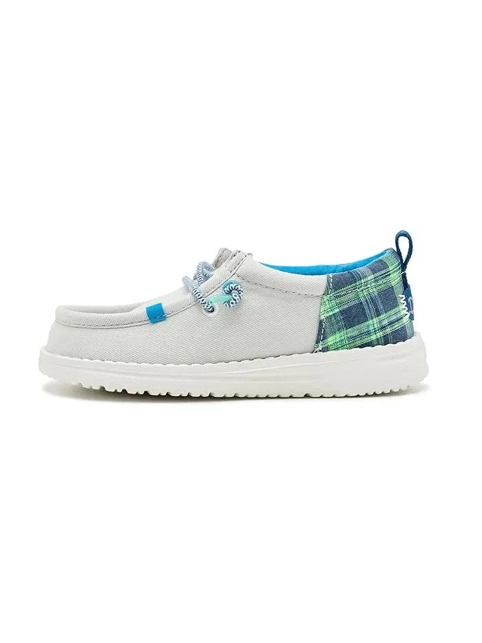 Кроссовки в клетку Wally Funk Prep Plaid Hey Dude Kids — 5