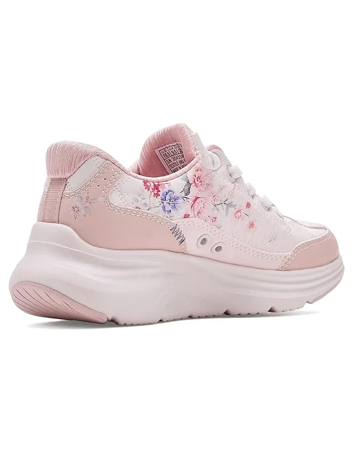 Кроссовки с цветочным дизайном Hands Free Slip-Ins Contour Foam Gentle Bloom SKECHERS KIDS — 4