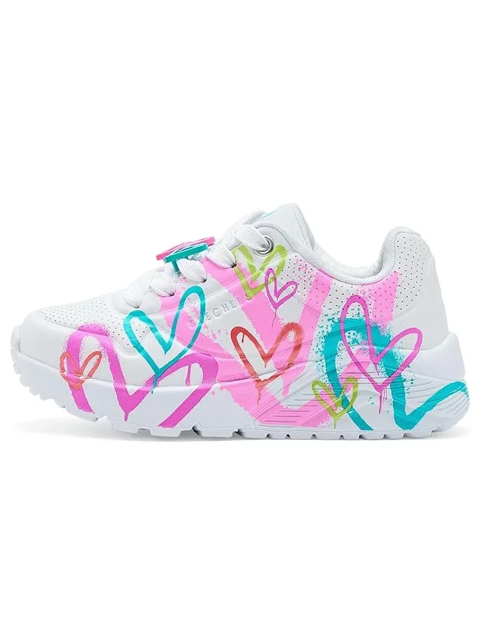 Кроссовки с принтом сердец Skechers X James Goldcrown-Uno Lite Flutter Hearts — 5