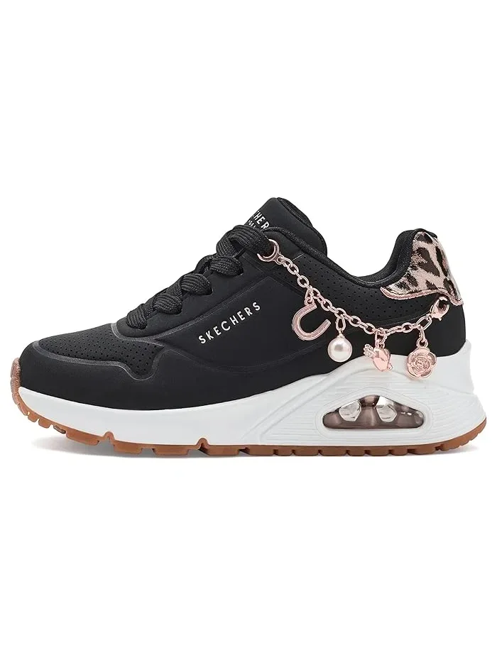 Кроссовки с леопардовым принтом Uno Gen1 SKECHERS KIDS — 5