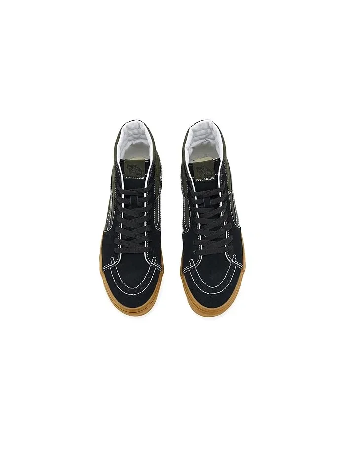 Кроссовки высокие Sk8-Hi Vans, Gum Obsidian Fern — 3
