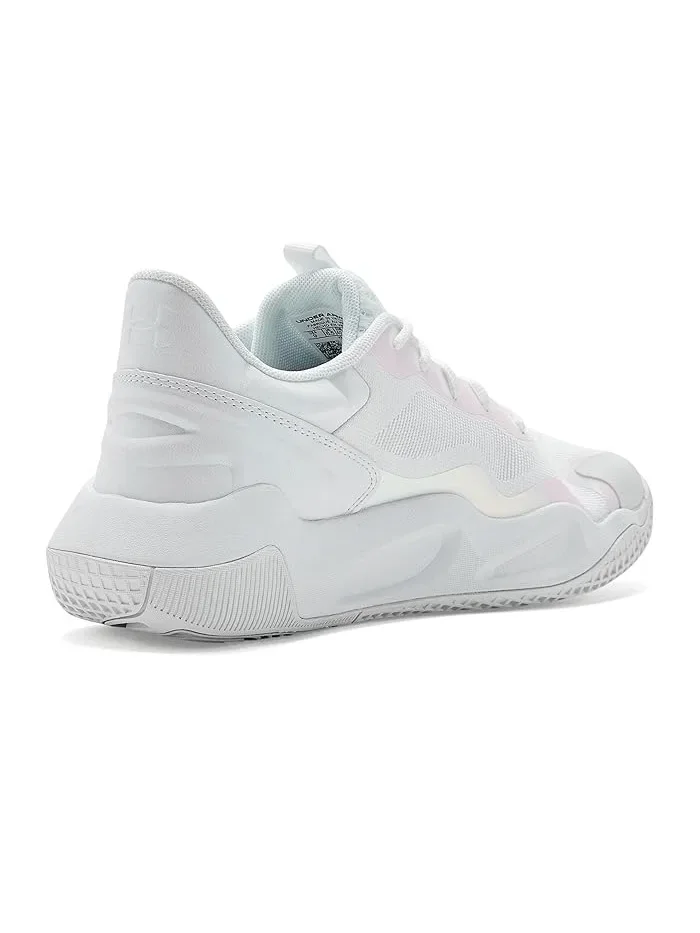 Кроссовки для волейбола Ace Low 2 Under Armour — изображение 4 из 5, белый/белый/серый