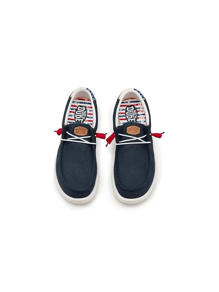 Кеды текстильные Wally Americana Hey Dude — 3