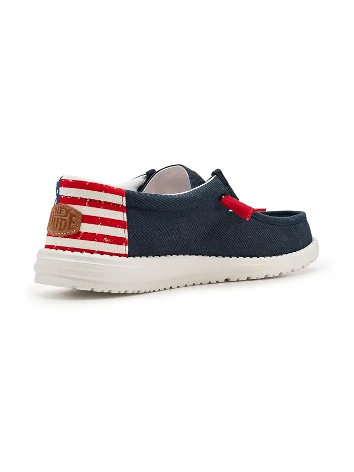 Кеды текстильные Wally Americana Hey Dude — 4