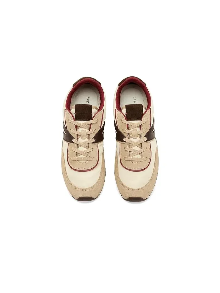 Кроссовки ретро кожа и замша Retro Trainer rag & bone — 3