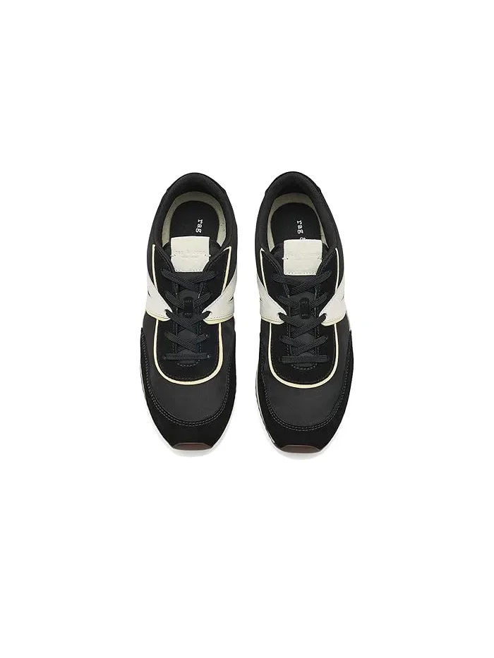 Кроссовки ретро-стиль Retro Trainer rag & bone, Loden Raffia — 3