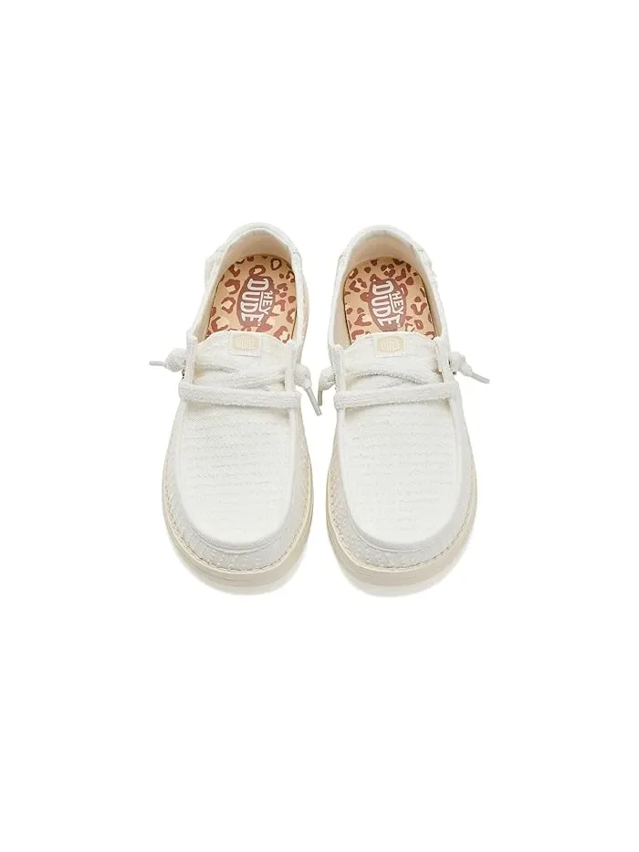 Кроссовки текстильные Wendy Frayed Canvas Hey Dude — 3