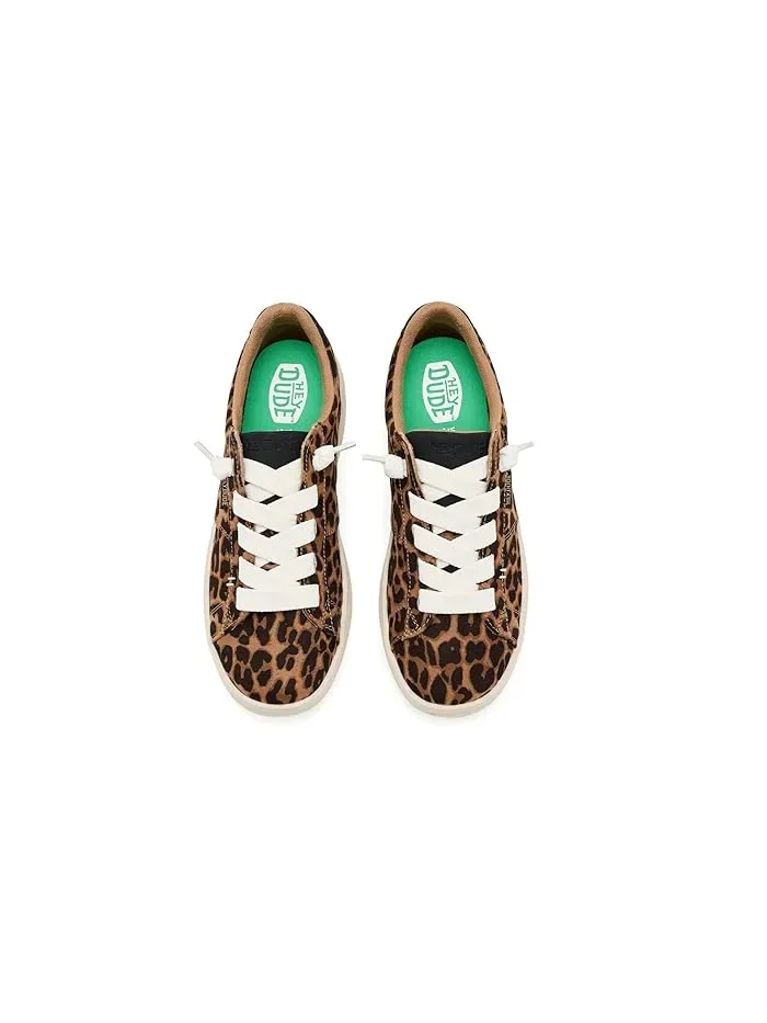 Кроссовки текстильные Karina Duo Classic Hey Dude, Leopard — 3
