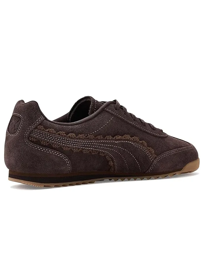 Кроссовки на шнуровке замшевые PUMA — 4