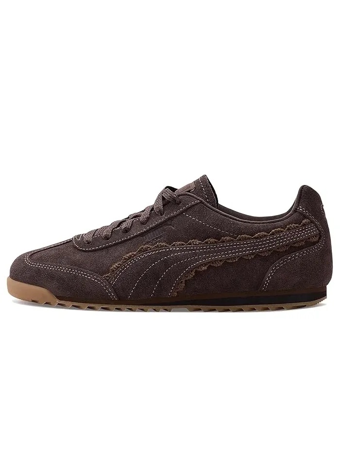 Кроссовки на шнуровке замшевые PUMA — 5
