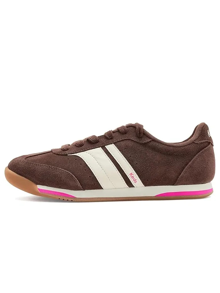 Кроссовки ретро Keds Revival Lace-Up, Chocolate/Egret Suede/Leather — 5