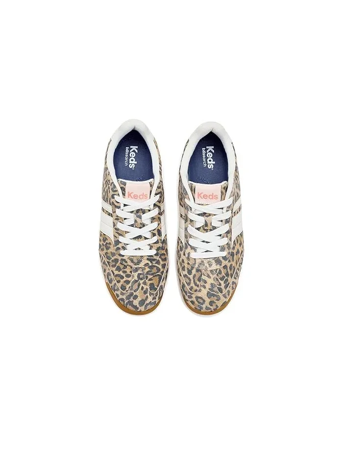Кроссовки кожаные Keds Revival Lace-Up, Leopard Suede — 3