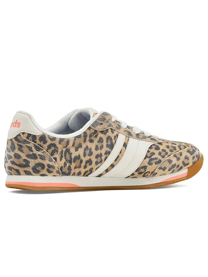 Кроссовки кожаные Keds Revival Lace-Up, Leopard Suede — 4