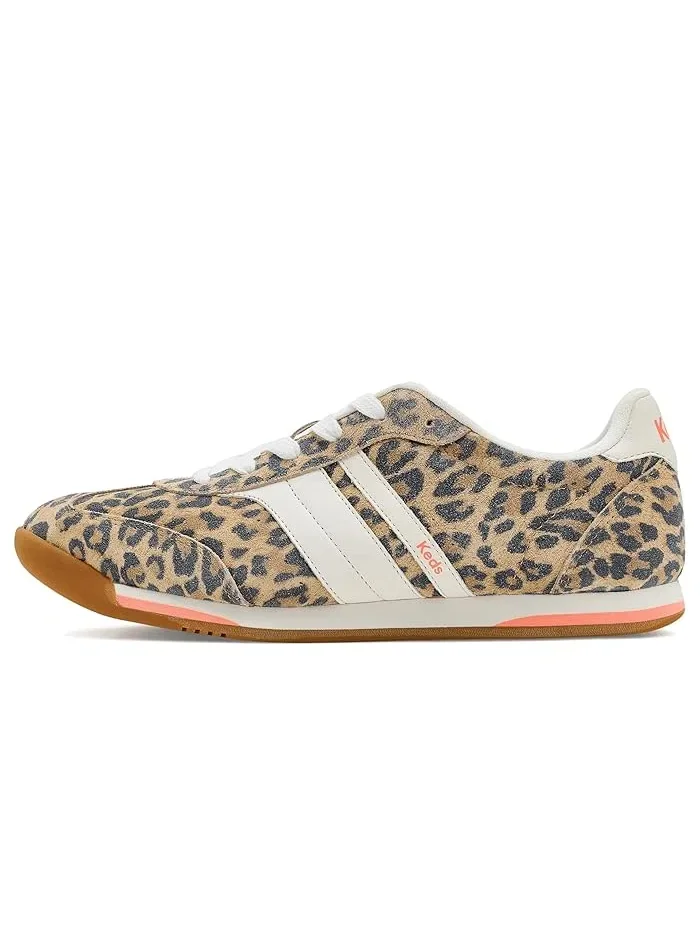 Кроссовки кожаные Keds Revival Lace-Up, Leopard Suede — 5