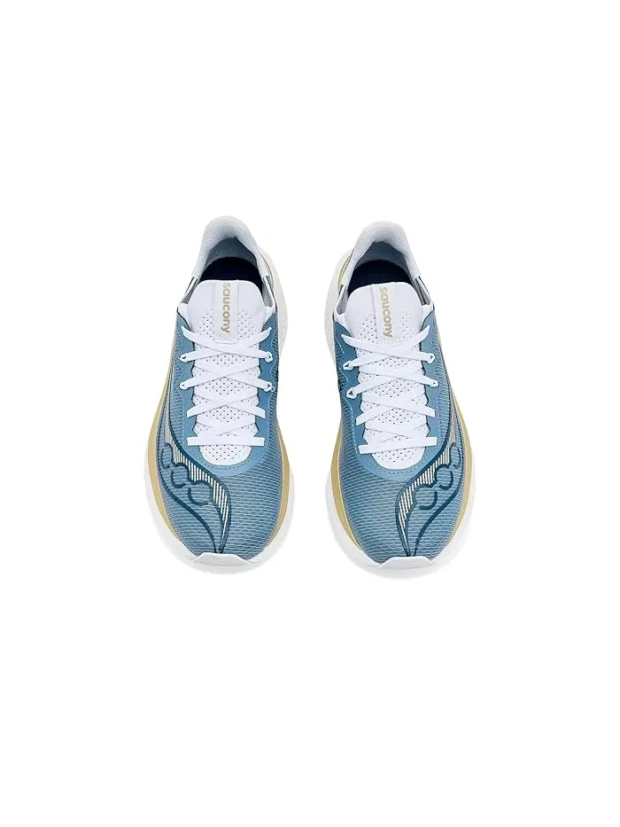 Кроссовки беговые с карбоновой пластиной Endorphin Pro 5 Saucony, Storm/Gilded — 3
