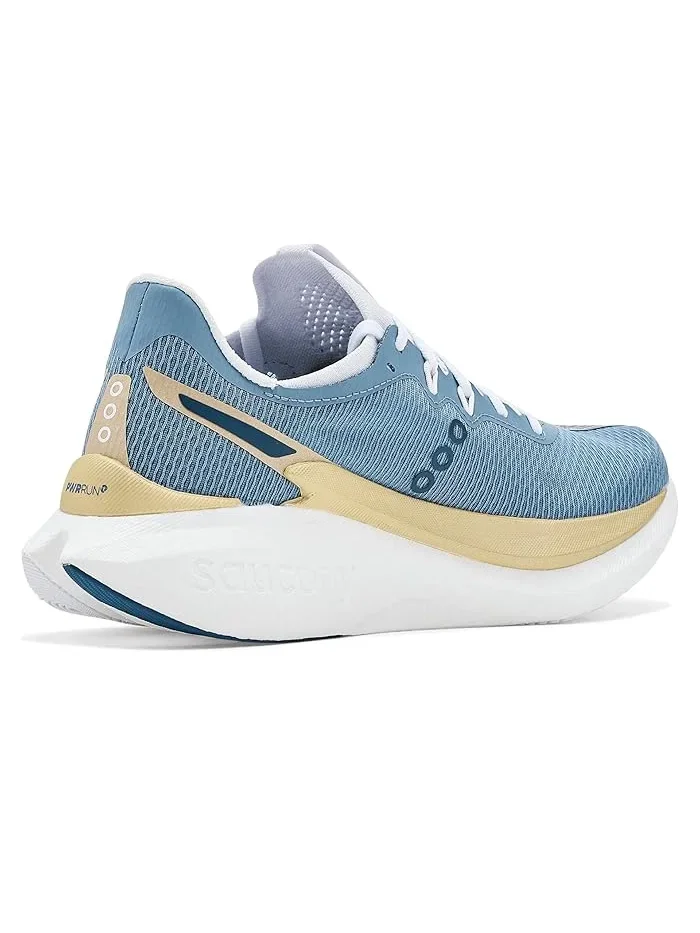 Кроссовки беговые с карбоновой пластиной Endorphin Pro 5 Saucony, Storm/Gilded — 4