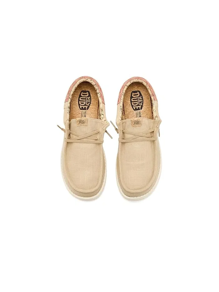 Кроссовки с эластичными шнурками Wally Funk Summer Stitch Hey Dude — 3