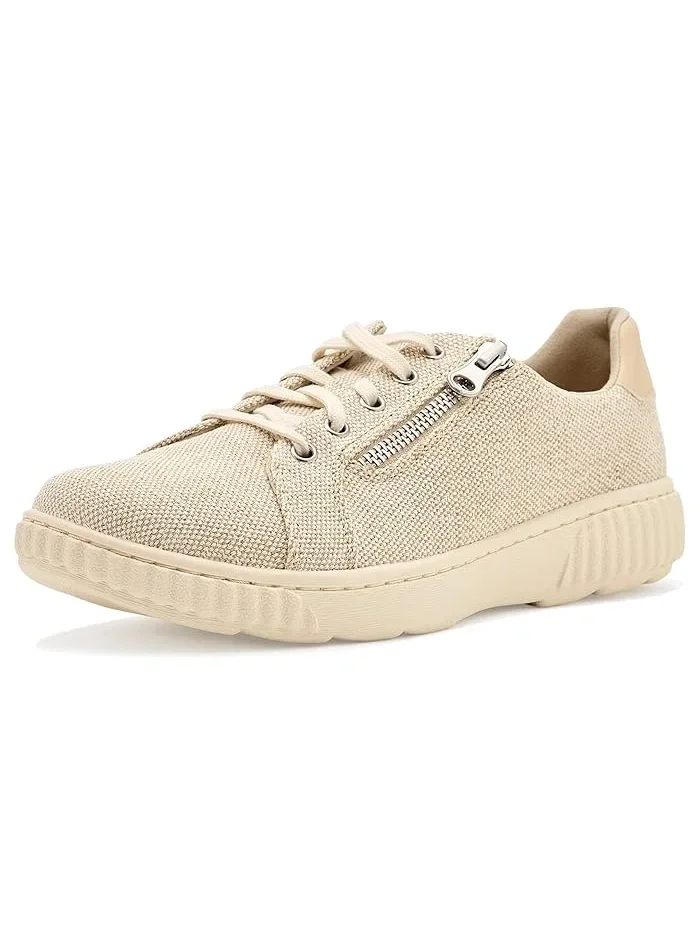 Кроссовки на шнуровке Caroline Echo Clarks, Natural Textile — 2