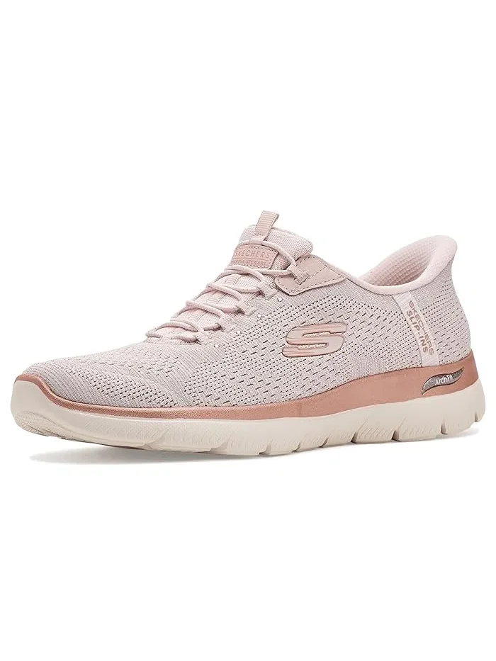 Кроссовки с поддержкой свода стопы Arch Fit Summits - Soft Shimmer Hands Free Slip-ins SKECHERS — 1