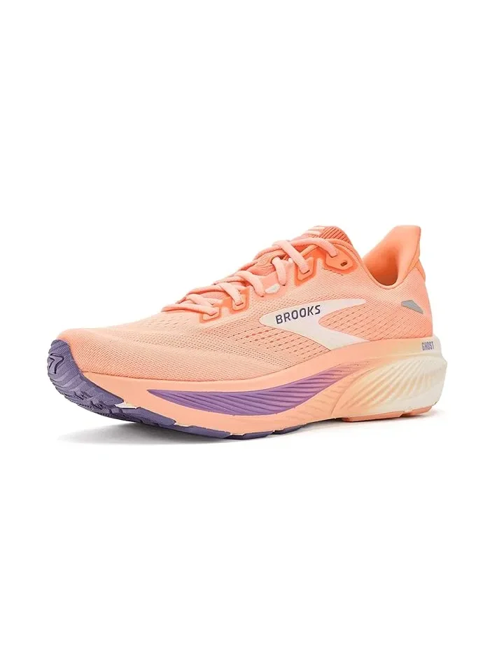 Кроссовки для бега Ghost 18 Brooks, Peach/Grape/Coconut — 2