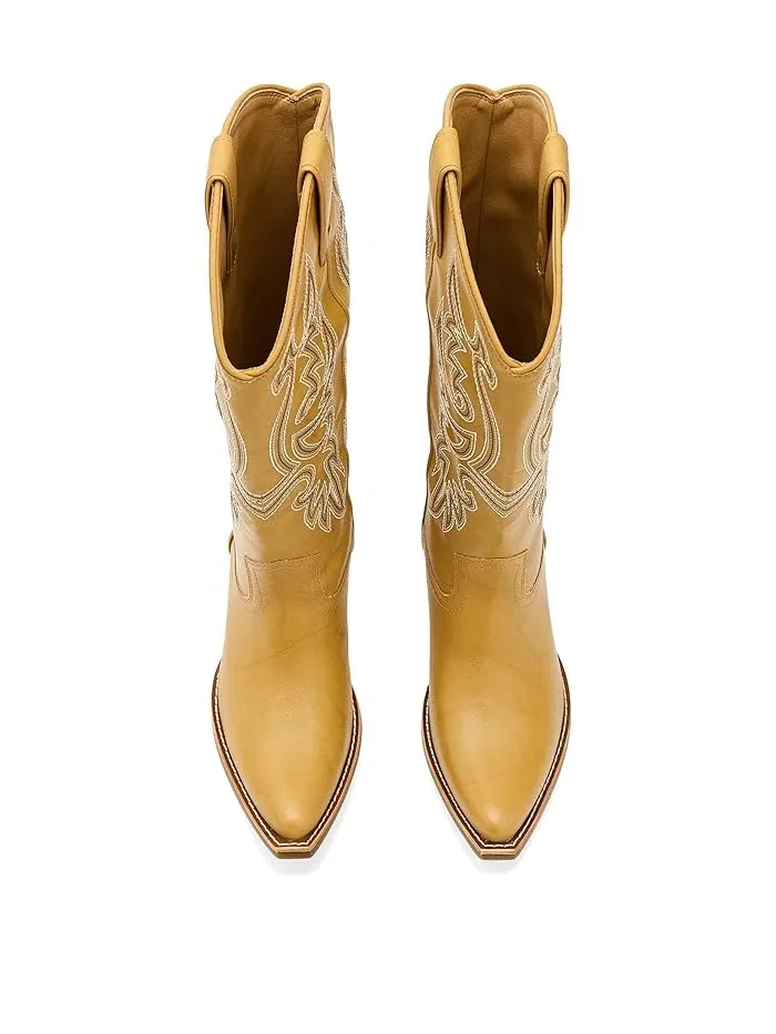 Ботинки вестерн с вышивкой Irlene Tall Deco Stitch FRYE AND CO. — 3