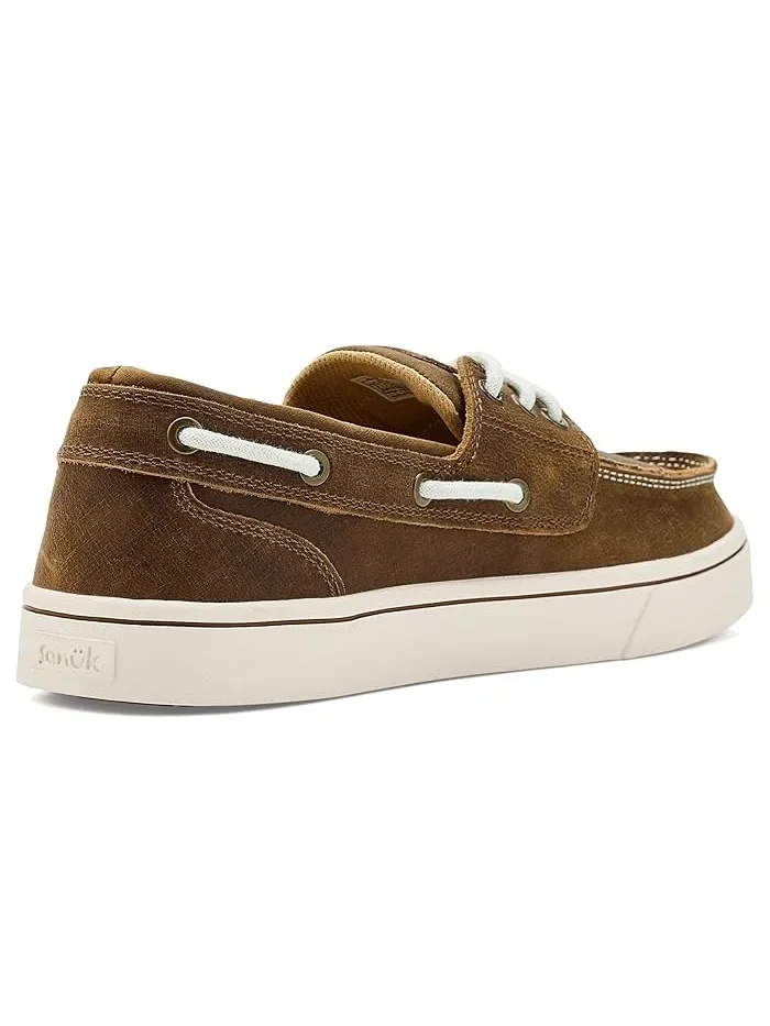 Ботинки  Hava-boat Leather Sanuk, Doe — 4