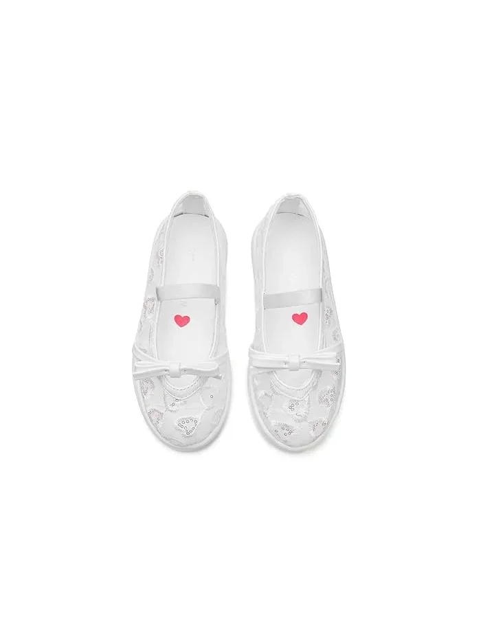 Туфли балетки с бантом Burdie Steve Madden Kids — 3