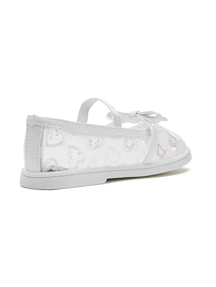 Туфли балетки с бантом Burdie Steve Madden Kids — 4