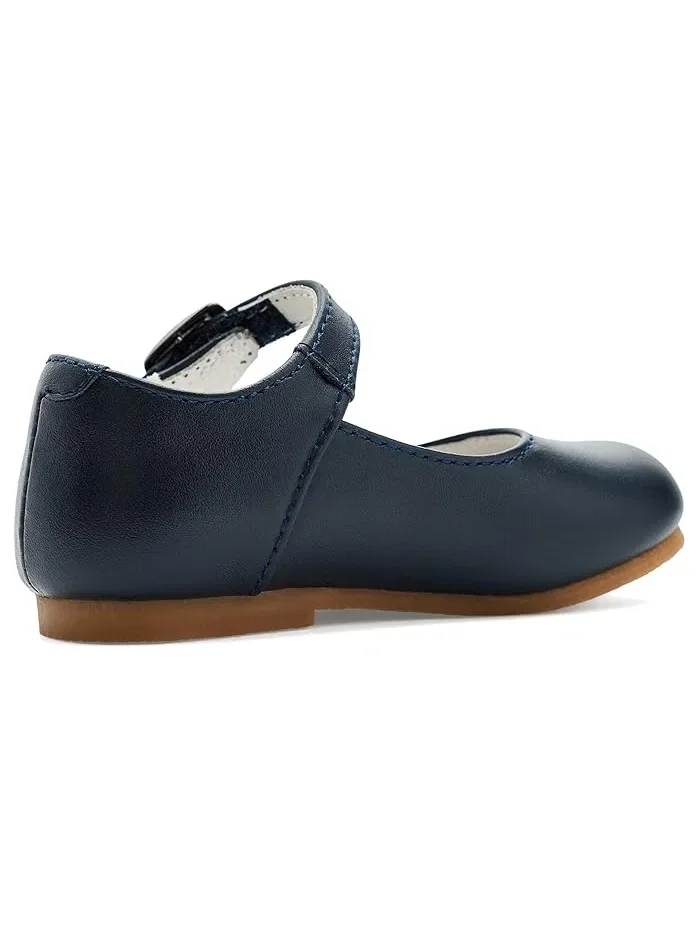 Туфли балетки с перламутровым блеском Rebecca L'Amour Shoes Kids — 4