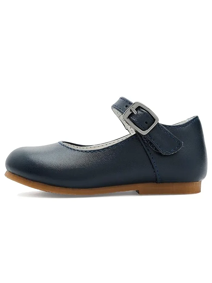 Туфли балетки с перламутровым блеском Rebecca L'Amour Shoes Kids — 5