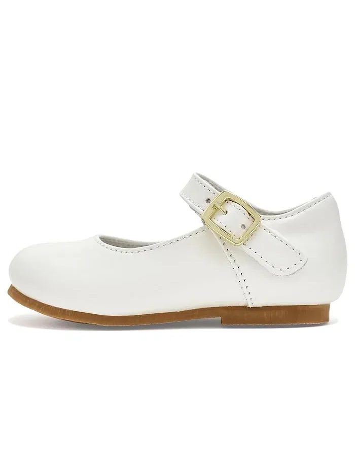 Туфли балетки с перламутровым блеском Rebecca L'Amour Shoes Kids — 5