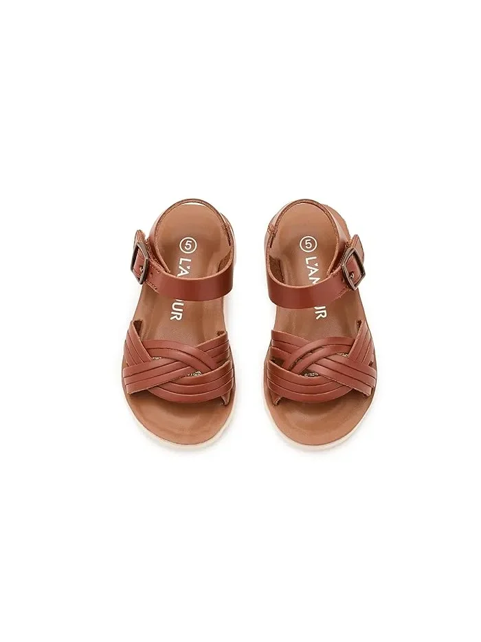 Сандалии кожаные Athena L'Amour Shoes Kids — 3