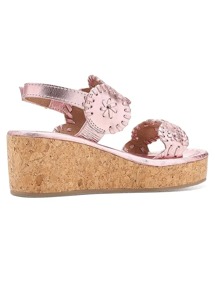 Босоножки на каблуке Lauren High Wedge Jack Rogers Kids — 4