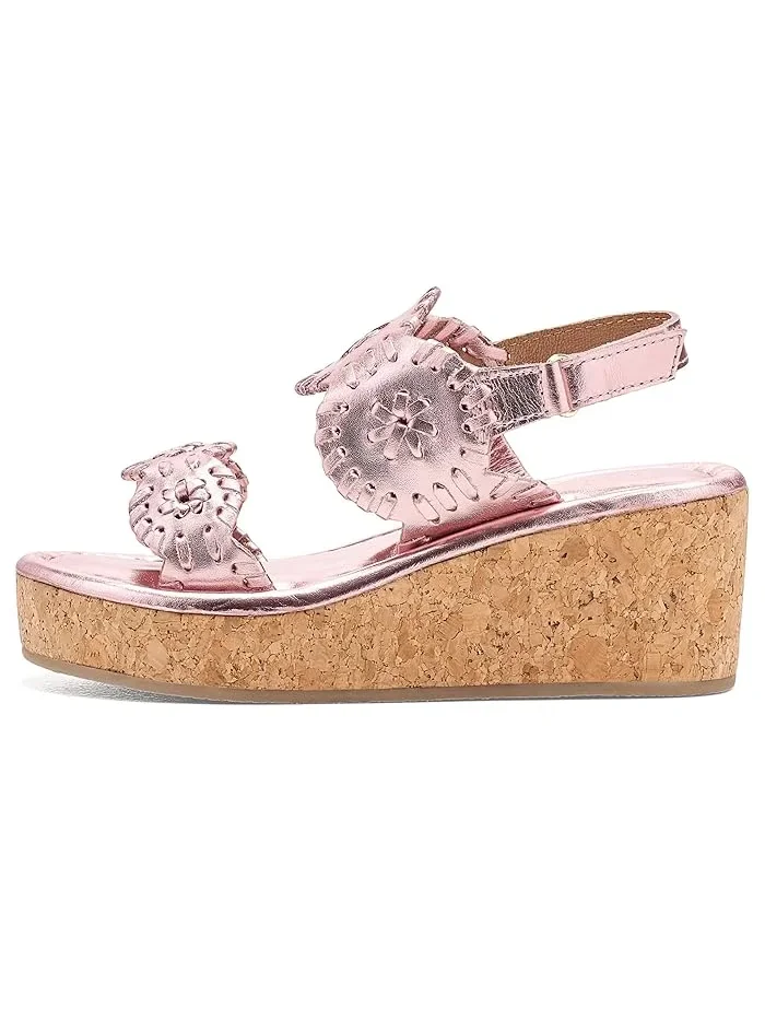 Босоножки на каблуке Lauren High Wedge Jack Rogers Kids — 5