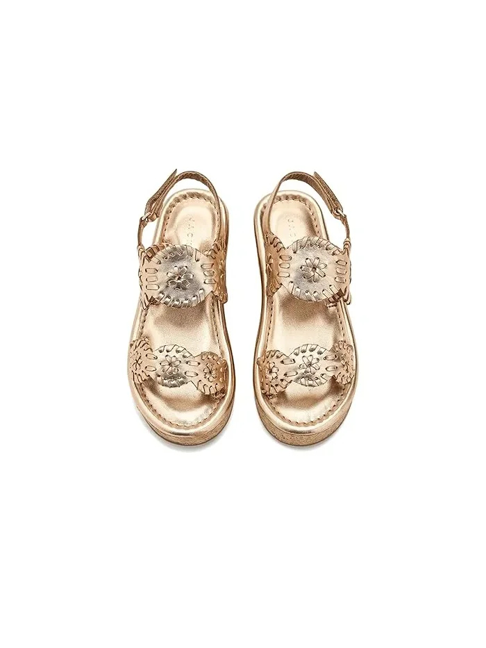 Босоножки на каблуке Lauren High Wedge Jack Rogers Kids — 3