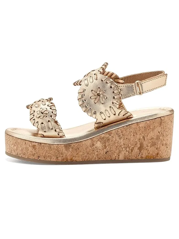 Босоножки на каблуке Lauren High Wedge Jack Rogers Kids — 5