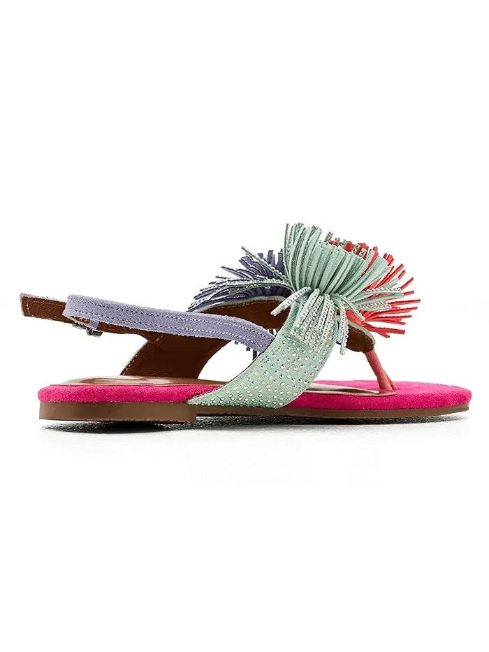 Сандалии с бахромой Mini Fringe Kurt Geiger London Kids — 4