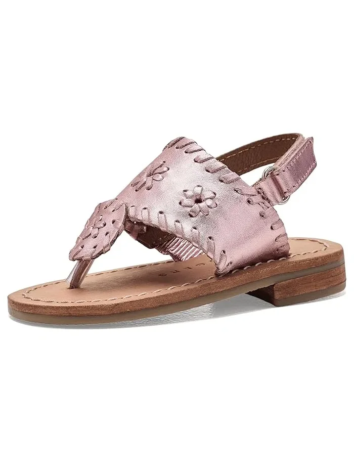 Сандалии с ремешком Jacks Flat Sandals Jack Rogers Kids — розовый