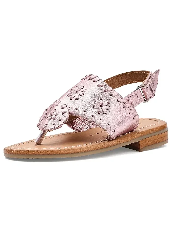 Сандалии с ремешком Jacks Flat Sandals Jack Rogers Kids — серебристый