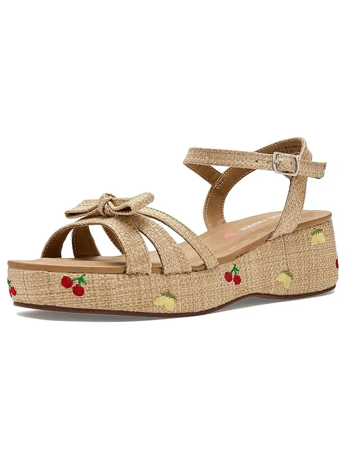 Сандалии flatform с плетеными ремешками Magenta Steve Madden Kids — 2