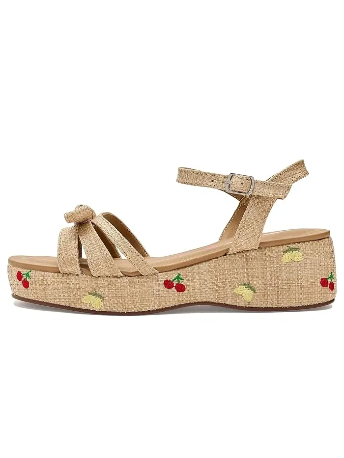Сандалии flatform с плетеными ремешками Magenta Steve Madden Kids — 5