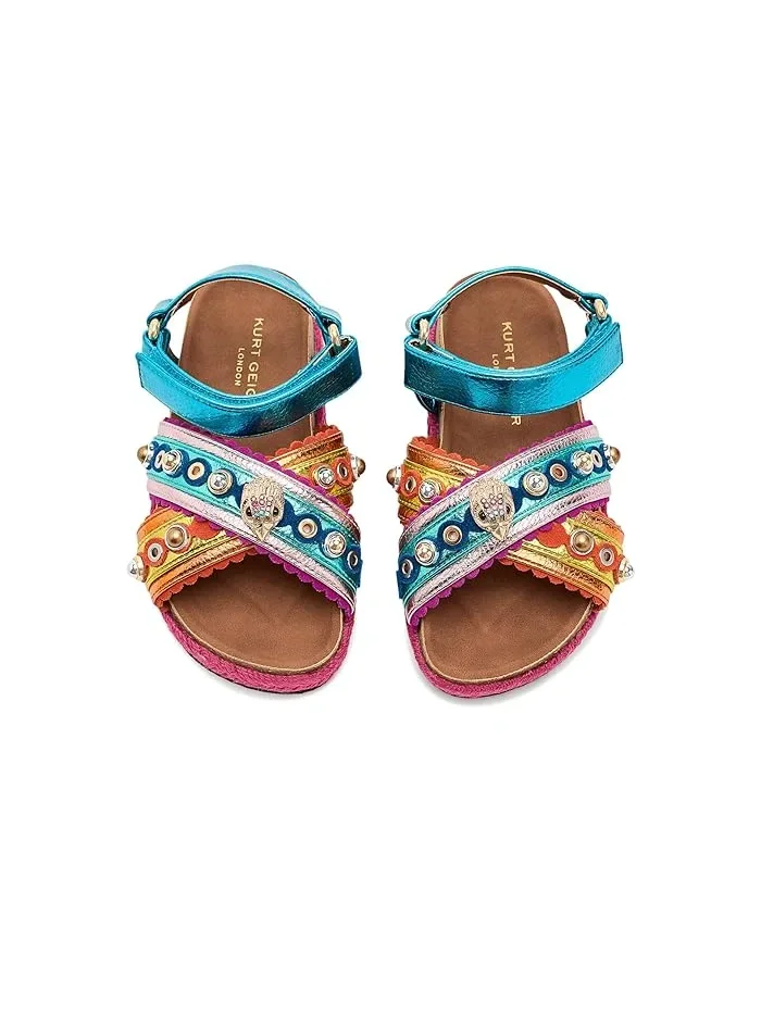 Сандалии-эспадрильи с джинсовым ремешком Mini Kensington Kurt Geiger London Kids — 3