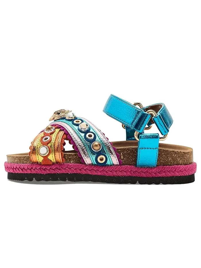 Сандалии-эспадрильи с джинсовым ремешком Mini Kensington Kurt Geiger London Kids — 5