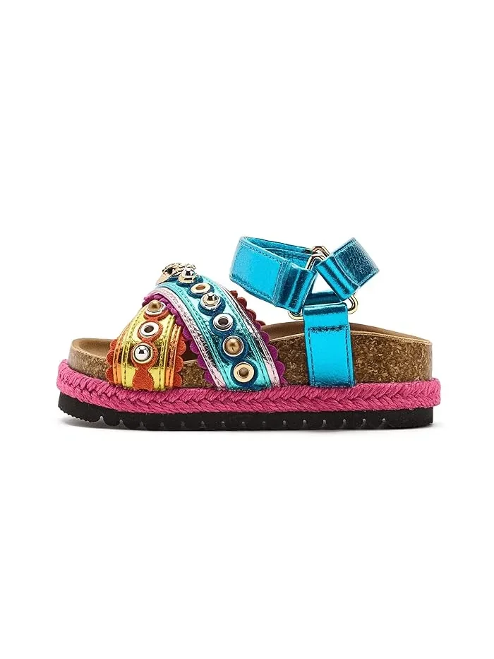 Сандалии деним Mini Kensington Espadrille Kurt Geiger London Kids — 5