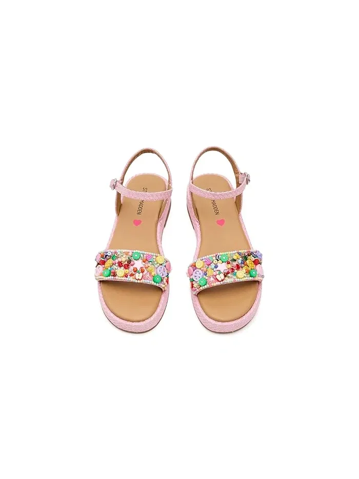 Босоножки с 3D-украшениями Arabela Steve Madden Kids — 3