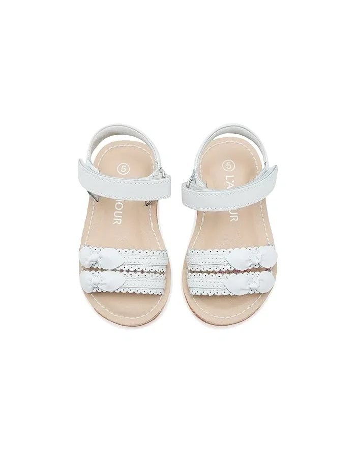Сандалии с кружевным дизайном Josie L'Amour Shoes Kids — 3