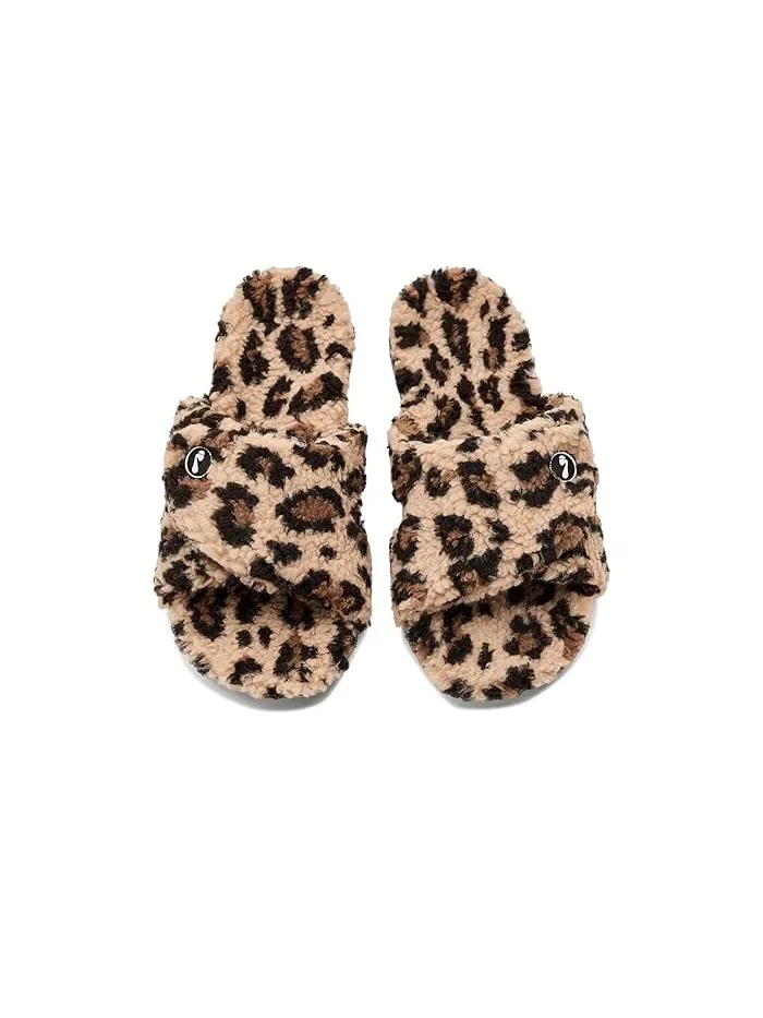 Тапочки с открытым носком Zoey Strive, Leopard — 3