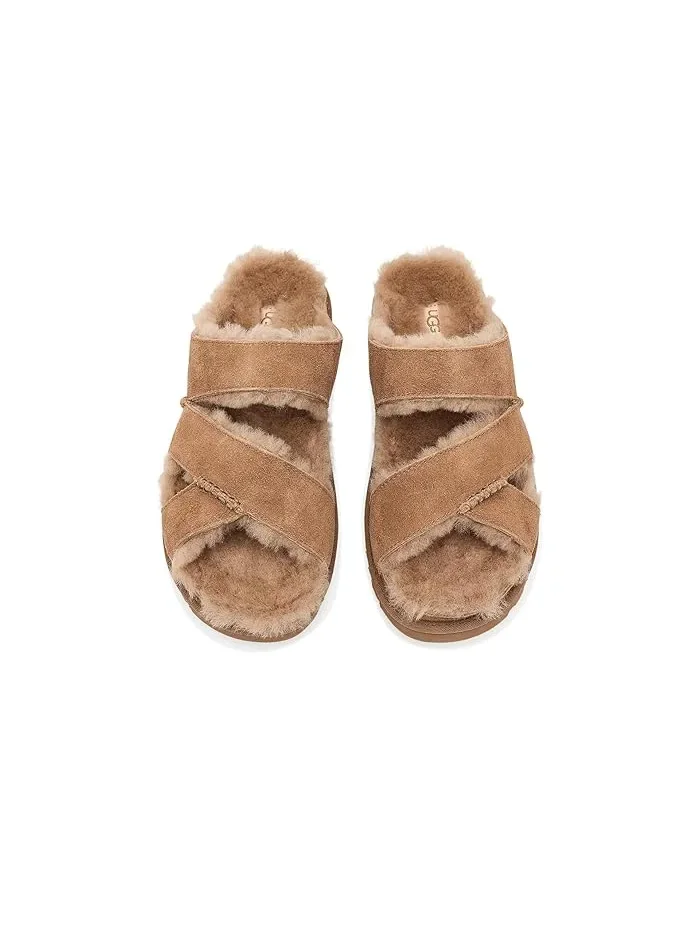 Тапочки с перекрестными ремешками Greenport UGG — 3